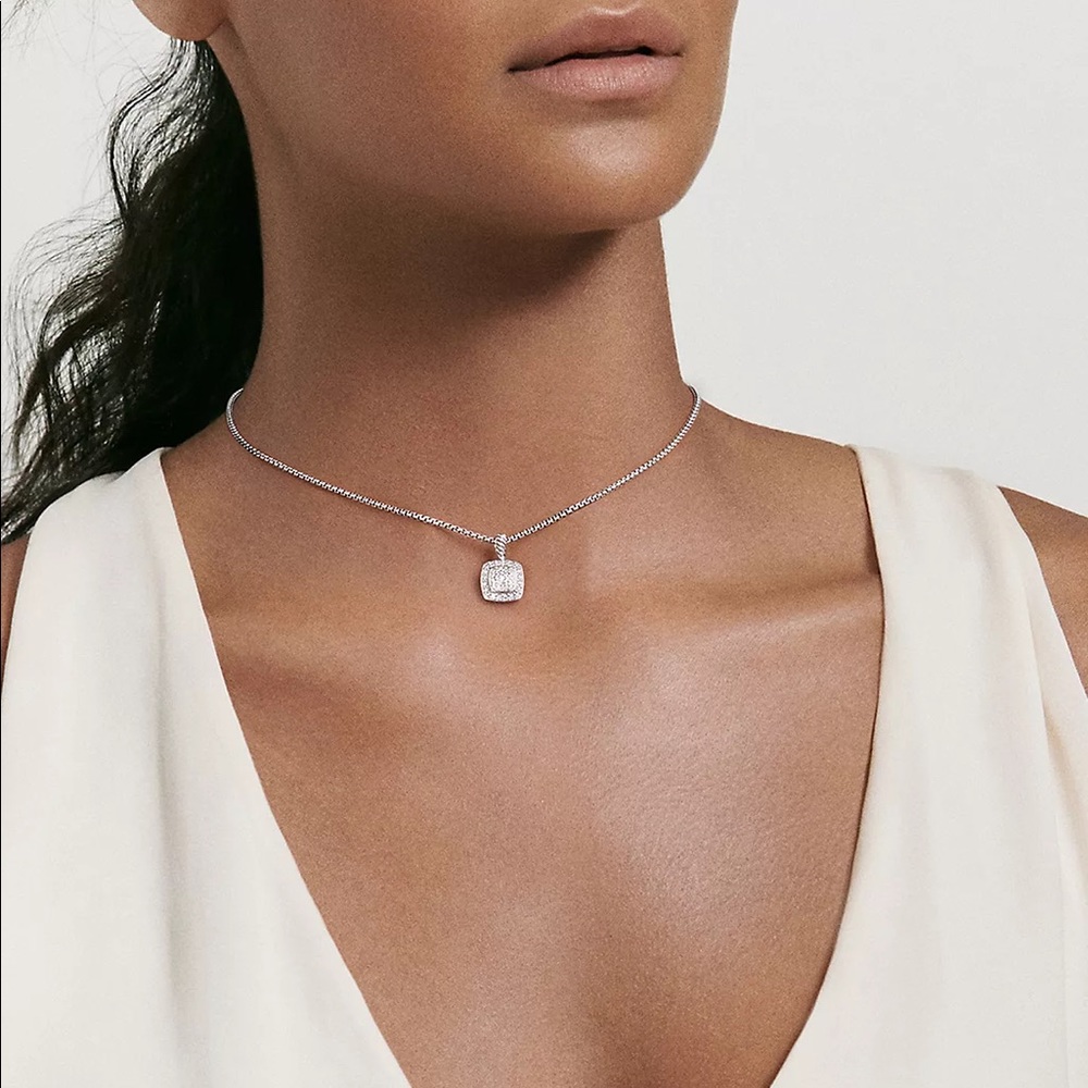 David Yurman Petite Albion Pendant with Diamonds